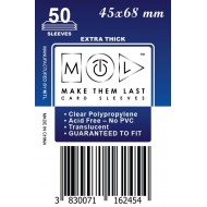 Card Sleeves MTL Thick 45x68mm Card Sleeves MTL Thick 45x68mm